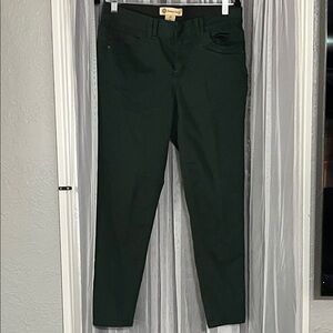 Democracy Straight Leg Jeans in Dark Green